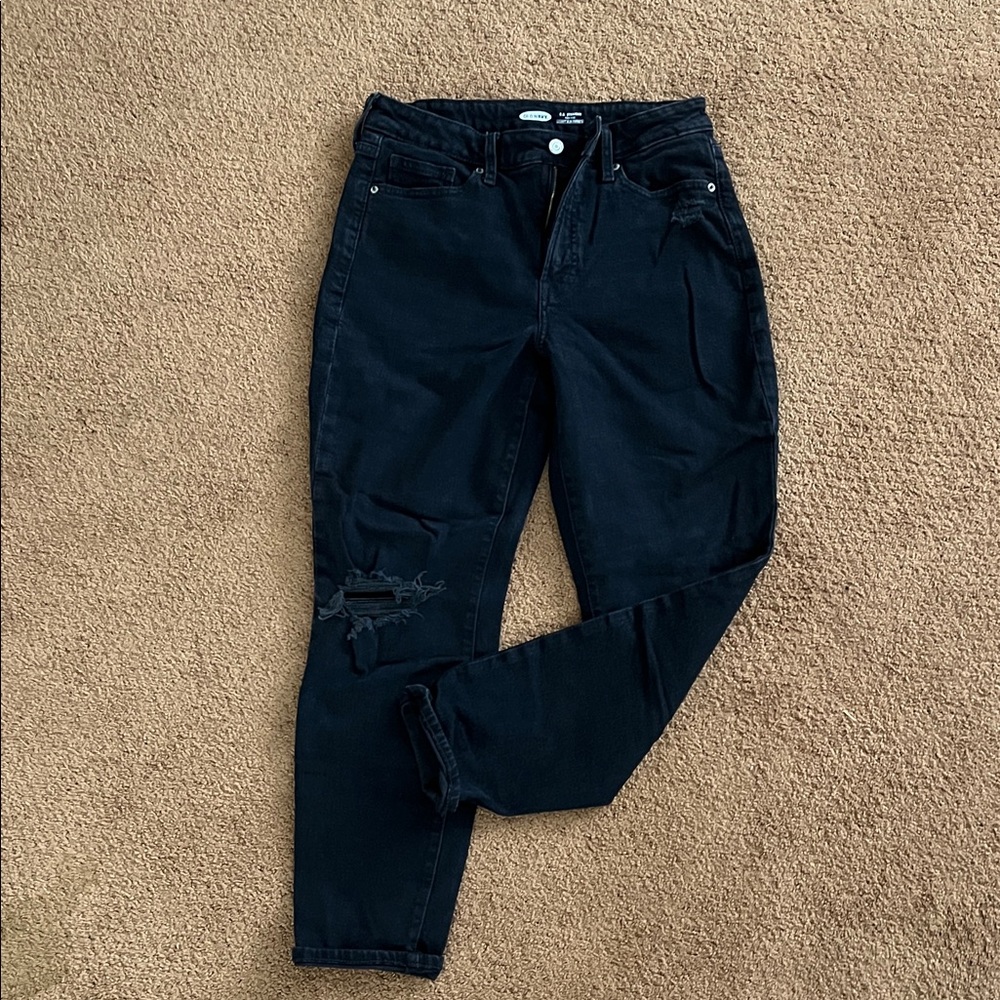 Old Navy Black Ankle Jeans